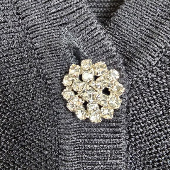 ba&sh Lady Cardigan in Black - Size 1 (Small) - Picture 7 of 11